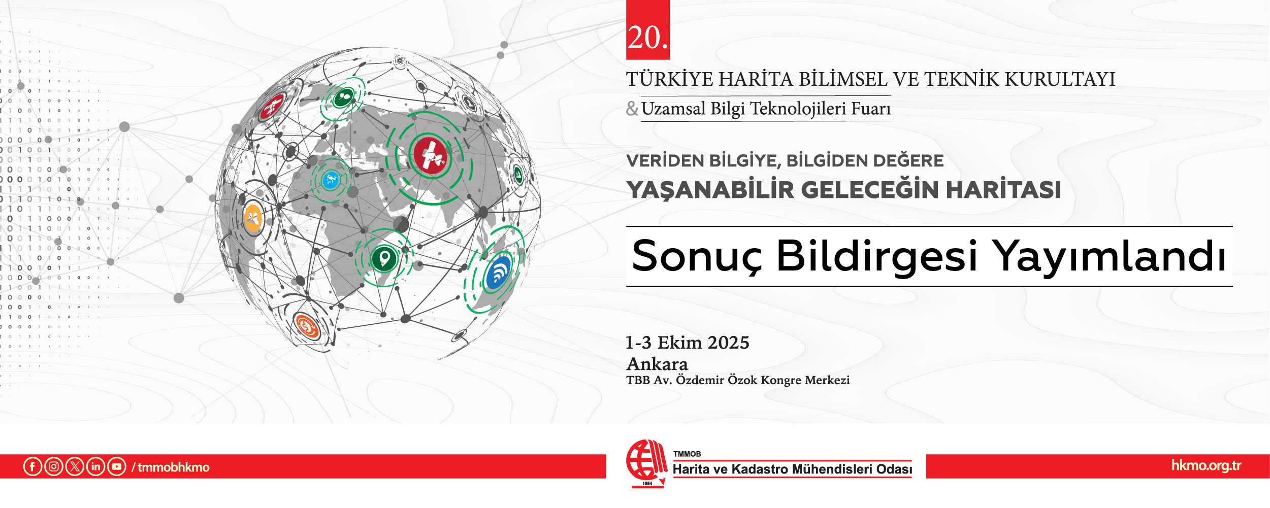 20. Türkiye Harita Bilimsel ve Teknik Kurultayı Sonuç Bildirgesi