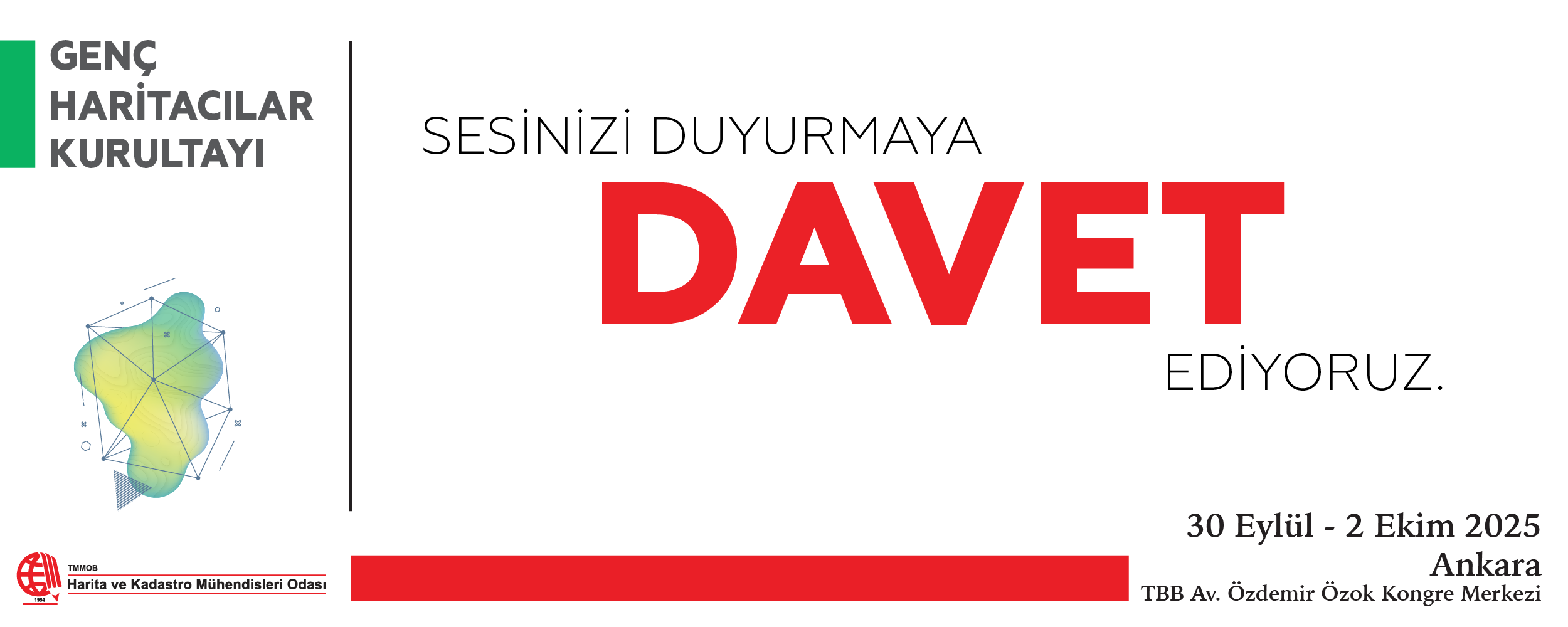 Genç Haritacılar Kurultayı'na Davet