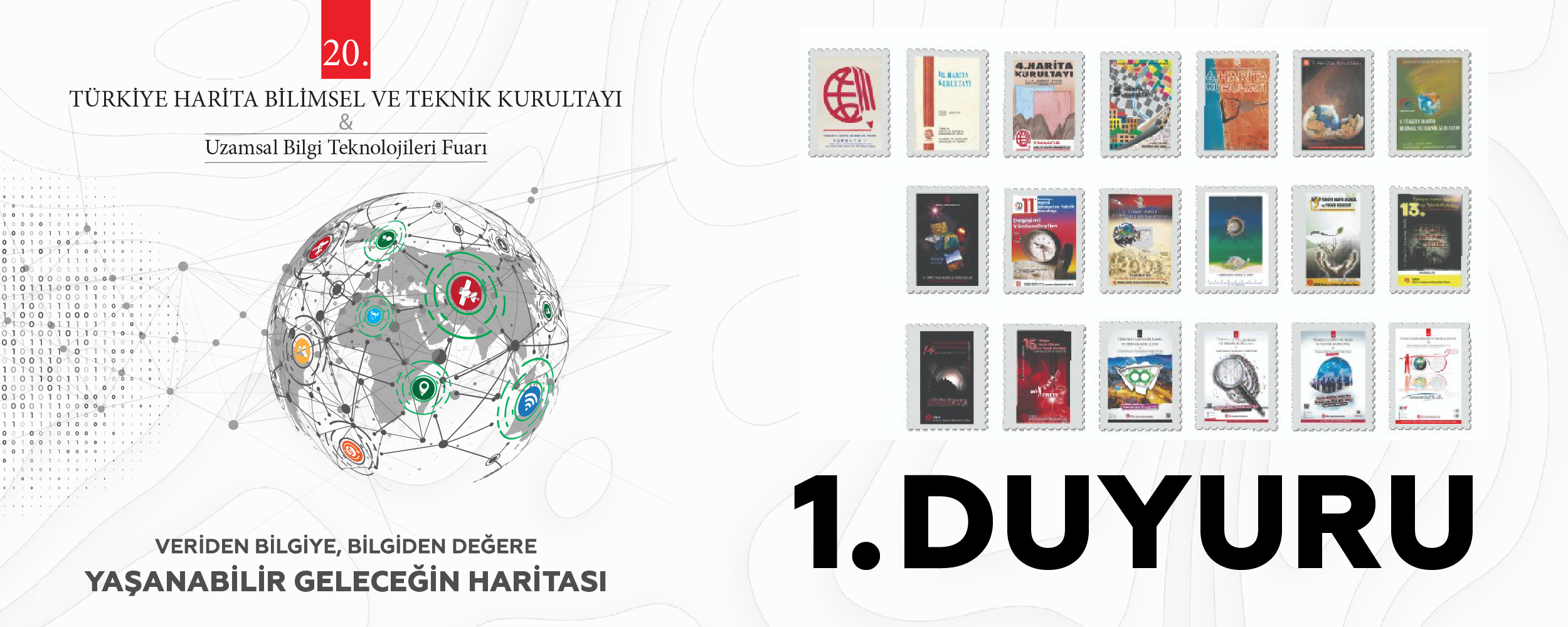 20. TÜRKİYE HARİTA BİLİMSEL VE TEKNİK KURULTAYI’NA DAVET