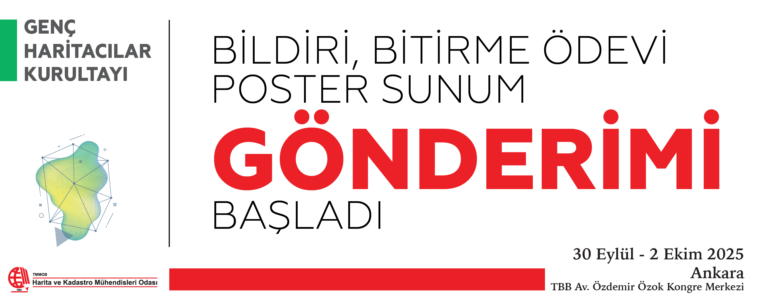 Genç Haritacıları Kurultayı Bildiri Gönderimi Başladı